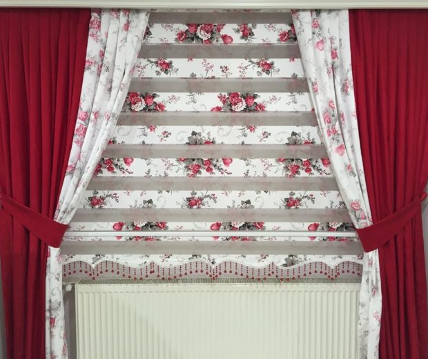 NAKIŞLI ZEBRA PERDE